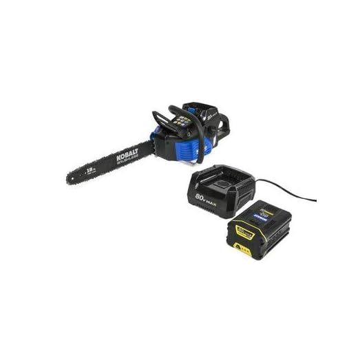 Kobalt 80-volt Max-volt Lithium Ion (Li-ion) 18-in Cordless Electric Chainsaw