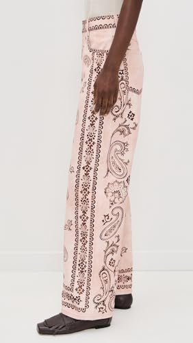 ALÉMAIS Women's Akia Straight Leg Denim Jeans4