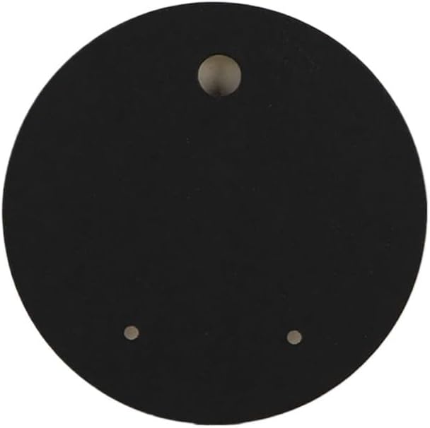 800PCS 6x6cm Blank Round Earring Cards Paper Packing Hanging Cardboard for Jewelry Making DIY Packages Transparent(Mixed)