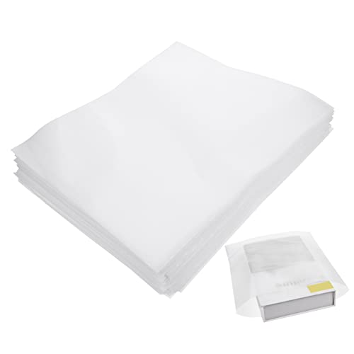 Housoutil Cushioning for Moving Shipping 100pcs Foam Wrap Sheets Foam Pouches for Packing Dishes Foam for Crafts Sturdy Packaging Material