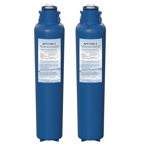 AP917HD-S AP904 Water Filter Replacement Whole House Sanitary Quick Change Water Filter Cartridge Compatible with 3M Aqua-Pure AP917HD-S and AP904 System Reduces Sediment Odor and Scale Pack of 2