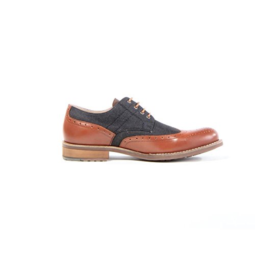 Image of G-Star Men's Manor Caxton Brown /Navy Oxford 42 D - Medium