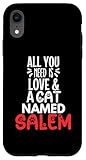 Photo Gallery custodia per iphone xr design con nome del gatto salem: tutto ciò di cui hai bisogno è amore Photo Gallery custodia per iphone xr design con nome del gatto salem: tutto ciò di cui hai bisogno è amore