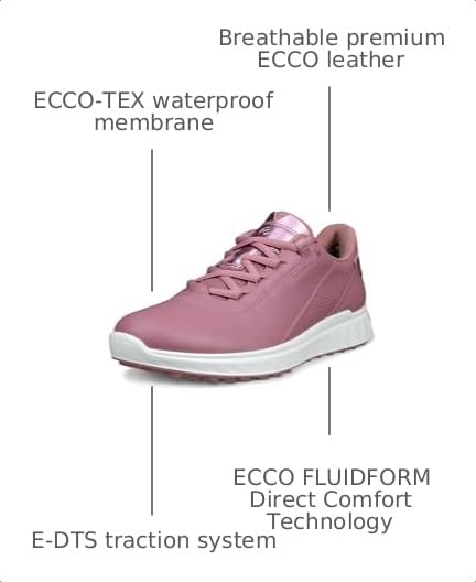 Image of ECCO Golf S Casual Lace Waterproof Golf Shoe