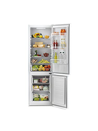 Candy-CMCL-5172WN-Frigorifico-Combi-55CM-262L-Static-Low-Frost-Cajon-Verdulero-Control-Temperatura-Interno-LED-Puertas-Reversibles-Altura-Ajustable-Ruedas-39DB-Clase-F-Blanco