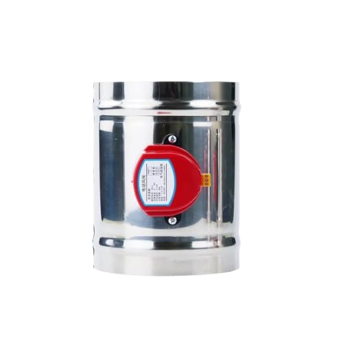 Válvula solenoide de compuerta motorizada para evitar retornos en conducto de aire de 8" 2