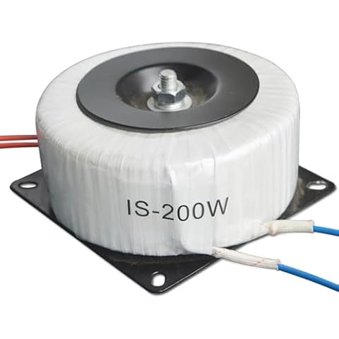 Toptozl Isolation Transformer 220V to 220V to 220V 1 to 1 Low Frequency Single-Phase Safety Ring Transformer Custom Cattle 100w 200w 300 (Size : 300W) Cover