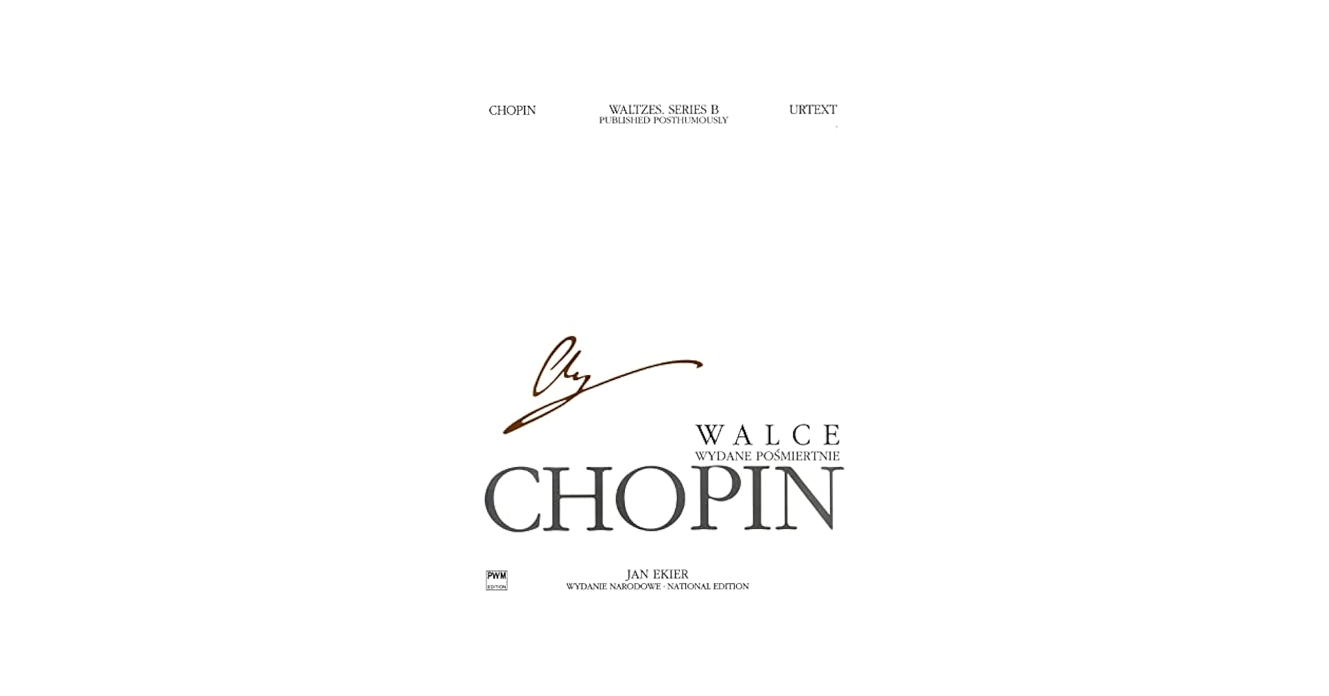 Waltzes, Op. 74 (Published Posthumously): Chopin National