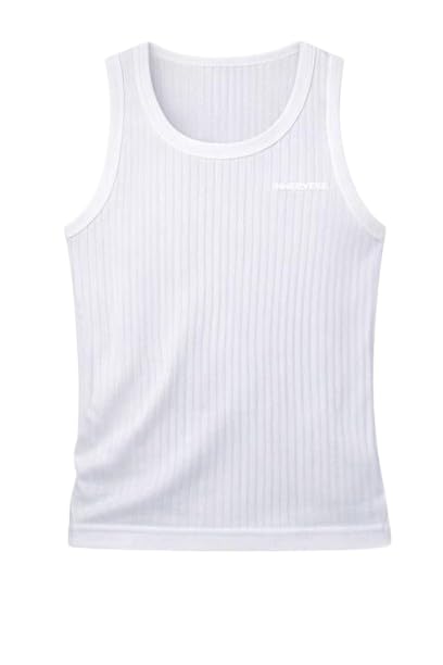 innerverse Men's Cotton Sleeveless Drop Neddle Parker Vest, White, Regular Fit, Round Neck, Soft & Breathable, Athletic Style, Pack of 2-picture-35