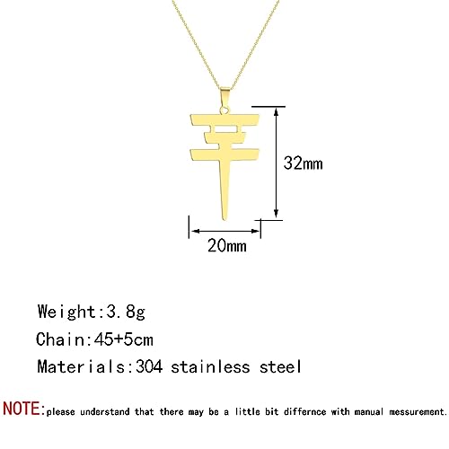 Tokio Hotel Necklace Stainless Steel Tokio Hotel Pendant Logo Bill Kaulitz Sign Symbol Men and Women Gift4