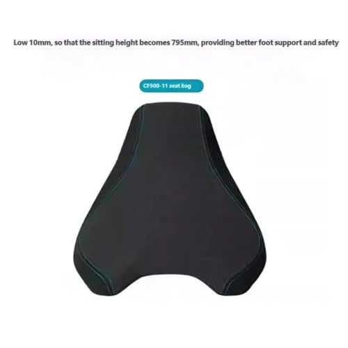 Cojín de asiento de motocicleta para rutas largas en tu CF500-11 delantera 5