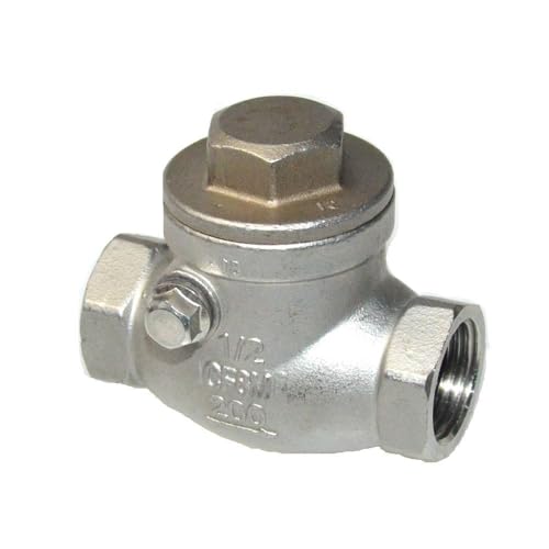Clapet anti-retour horizontal 2" inox contre reflux canalisation