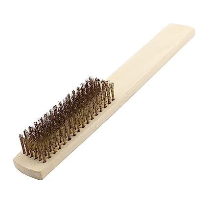 A Z COLLECTION Metal Wire Mold Cleaning Brush Glass Casting Remove Primer 8" Multipurpose Brush-image-1