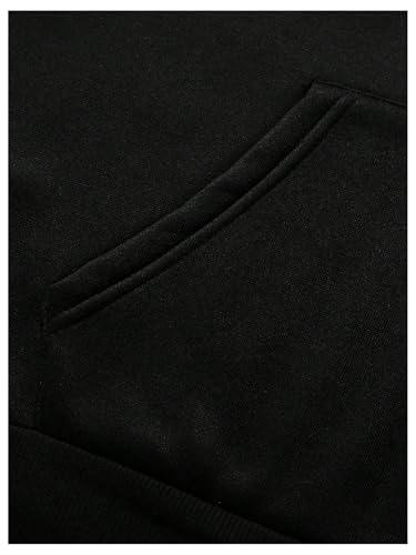 GORGLITTER Men's Oversized Letter Stars Graphic Hoodie Long Sleeve Y2k Pullover Sweatshirt with Pocket3