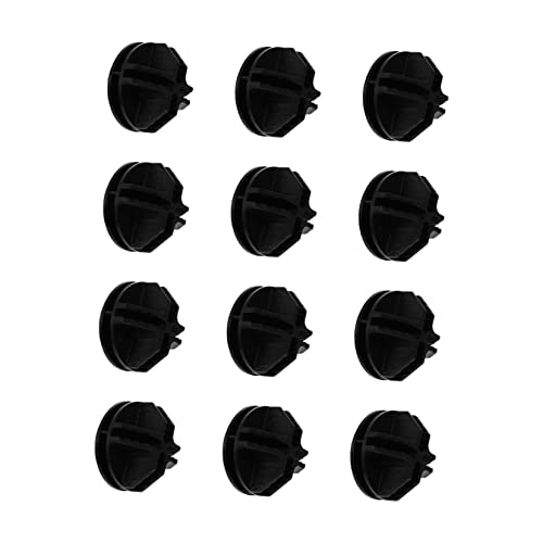 BCOATH 12Pcs Portable Pet Cage Buckles Black Cage Connectors for Home Use for Dog Crates and Pet