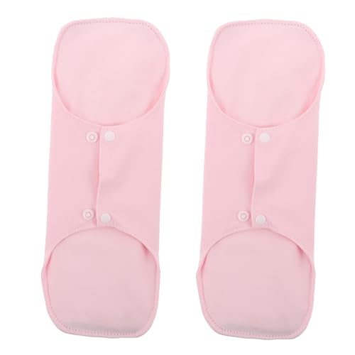 UKCOCO Compresas de Maternidad Lavables Ultradelgadas 22x28 Cm 2 Piezas, Toallas Sanitarias de Tela Absorbentes para Pérdidas de Orina y Postparto, Protección Nocturna Reutilizable