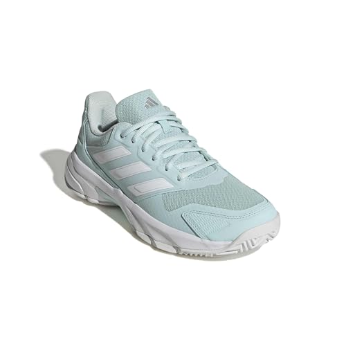 Image of adidas Womens Courtjam Control 3 Tennis Sneakers Shoes - White
