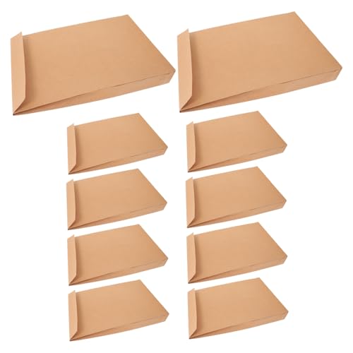 Generic 10個入り 両面テープシーリングポケット ? 紙製包装用封筒 梱包補強で輸送中の開封防止、多用途収納整理に