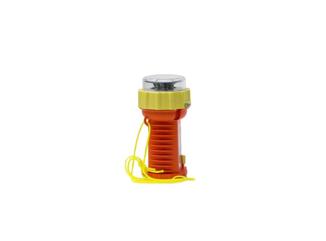 Odeo Distress Flare | Bengala electrónica LED | Impermeable | Aprobado por SOLAS | Batería de larga duración | Seguridad marina | Señal de emergencia | Reutilizable