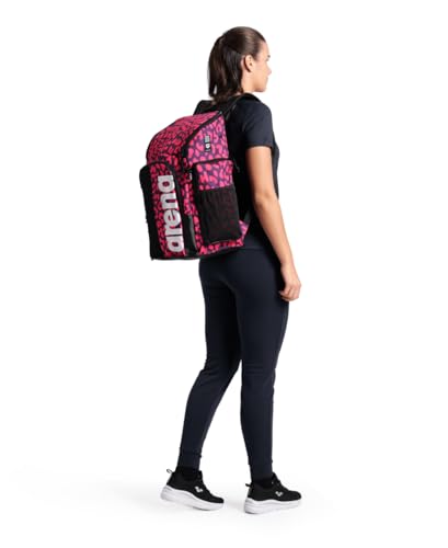 Image of ARENA Spiky III Backpack 45 Swimming Athlete Sports Gym Rucksack Large Training Gear Equipment Swim Bag for Men and Women, 45 Liters, Violet /Geranium