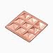TREEMAISON CORONATING Homes Vastu Copper 2 Layer Pyramid | 3-Inch | Pyramid for Positive Energy, Health & Wealth | Vastu Dosh Remedies for Home & Office | Direction - SE, SSE, South | Pack of 1