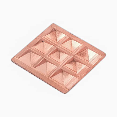 Image of Vastu Copper 2 Layer Pyramid | 3-Inch | Pyramid for Positive Energy, Health & Wealth | Vastu Dosh Remedies for Home & Office | Direction - SE, SSE, South | Pack of 1