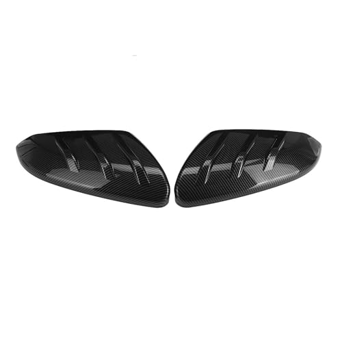 Coques de rétroviseurs pour Civic look carbone brillant haute brillance, lot de 2 pièces