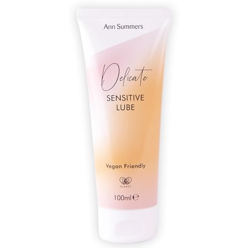 Ann Summers | Delicate Sensitive Lube 100ml | Water Based Vegan & Fragrance Free | Natural Lubricant Gel Suitable for Sensitive Skin | Water Based Lube