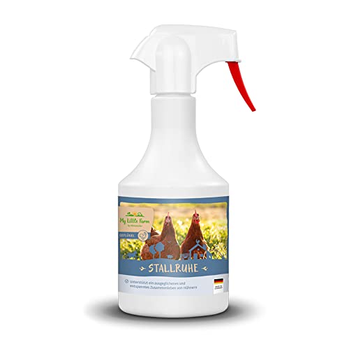 My Little Farm Stallruhe, Anti-Aggressionsspray für Hühner, entspannt und beruhigt die Tiere, reduziert Unruhe in der Hühnerherde, einfache Anwendung Cover