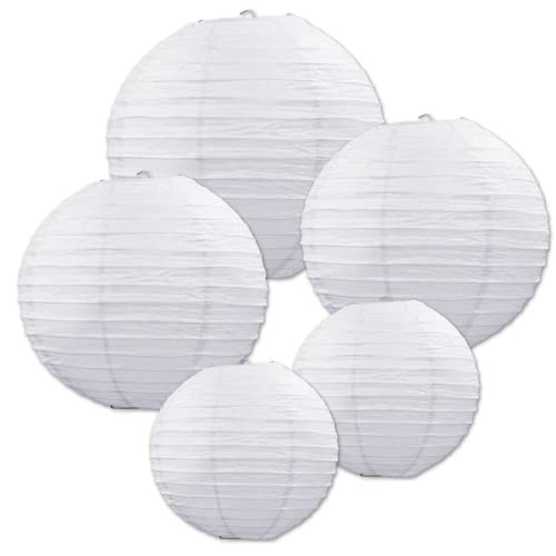 Beistle Paper Lantern Assortment - White