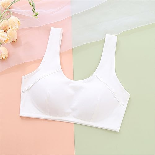 DDDHL Roupa íntima esportiva para meninas adolescentes com costas nadador sem anel de aço algodão e