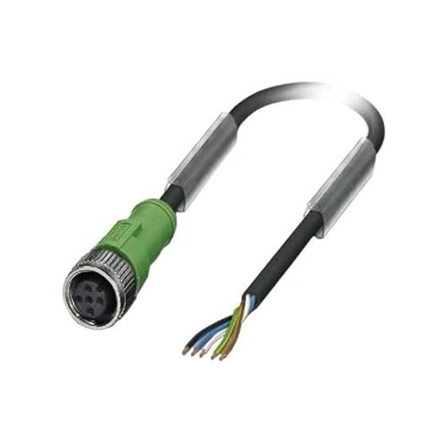 SAC-5P-1,5-PUR/M12FS cordon droit M12 5 broches femelle 1,5 mètre 60V