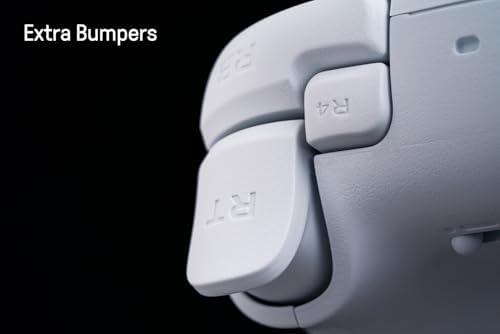 8Bitdo Ultimate 2 Wireless Gaming Controller with TMR Joysticks, Switchable Hall Effect/Tactile Triggers, Motion Control, 8Speed Wireless Tech, Charging Dock, RGB Fire Ring for PC & Android - Purper - Görsel 5