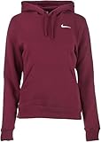 Nike Womens Pullover Fleece Hoodie (Maroon, Large)