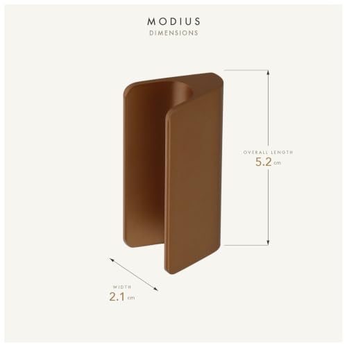 Image of MODIUS Cabinet Knob | Wardrobe & Drawer Knob | Cupboard Knob for Kitchen | Ceramic Rose Gold Finish | Aluminium Cabinet Hardware | Pack of 1 (MS036258)