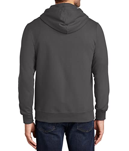 JustBlanks Men's Casual Full-Zip Hoodie Sweatshirt - Performance Loose-Fit Comfortable Fleece Hooded Sweatshirts for Men's2