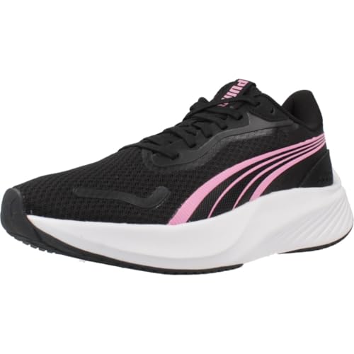 PUMA Pounce Lite JR Sneaker, Black-Posie Pink White, 36 EU