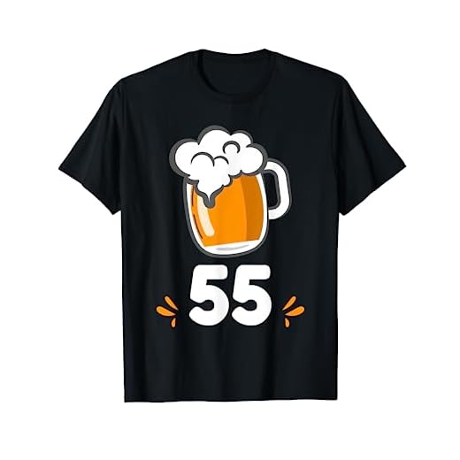 Taza de Cerveza de Celebración de Cumpleaños 55 Años Camiseta