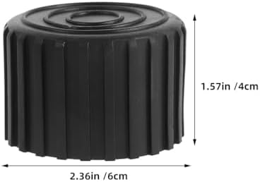 2Pcs Fitness Equipment Foot Pads Round Foot Cover for Fitness Bench Non-Slip Rubber Feet Pads for Gym Equipment Floor Protectors for Exercise Machine Parts Noise Reduction Easy Install image 4