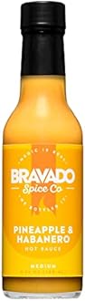 Pineapple and Habanero Hot Sauce 5fl oz by Bravado Spice Co