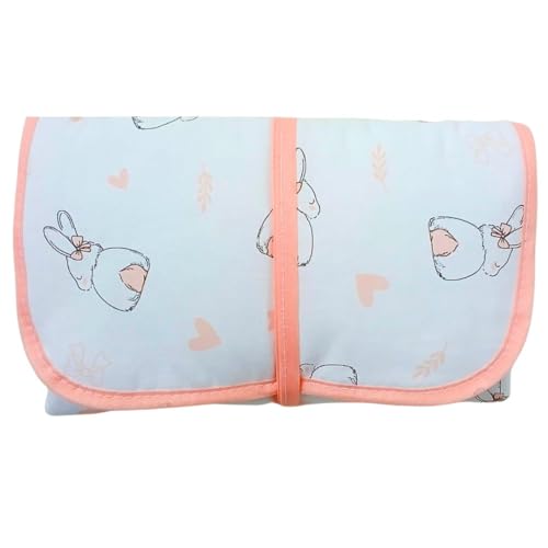 Trocador Fraldas Portatil Bolsa Comoda Imperme&aacute;vel Enxoval Menino Menina (Coelha)