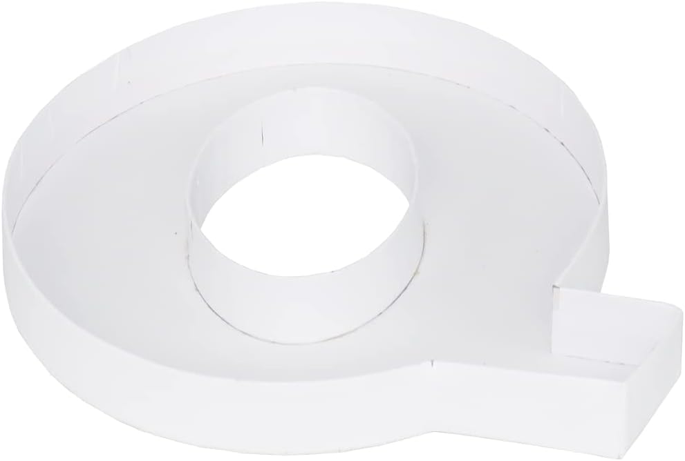 8" Small Fillable Cardboard Letter Shaped Paper Mache Cutouts(White, Q)