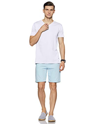 Image of ABOF Men's Solid Slim fit T-Shirt (BOA19AMCWTE3031001 White XL