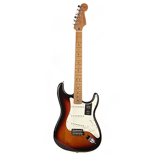 Fender Limited Edition Player Stratocaster Roasted MN 3-Color Sunburst – Guitare Électrique - Les Beatles, Paul McCartney, John Lennon, RIngo Starr, George Harrison Fender Limited Edition Player Stratocaster Roasted MN 3-Color Sunburst - Guitare Électrique – Image 3