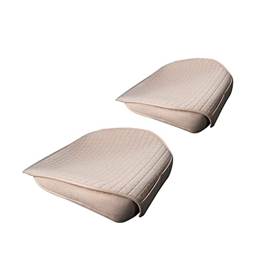 Coussin de siège de voiture respirant en lin antidérapant toutes saisons