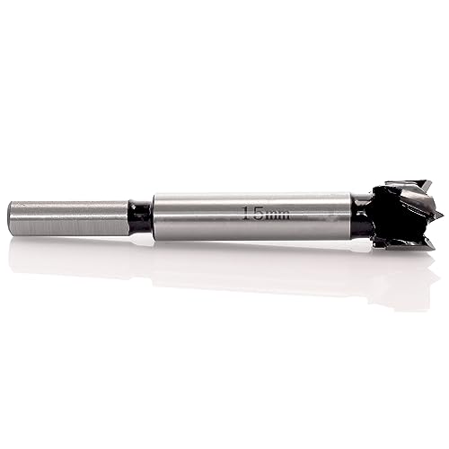 Sinoprotools Forstner Bit 19/32 Inch 15mm, Carbide Tipped Forstner Drill Bits - Image 3