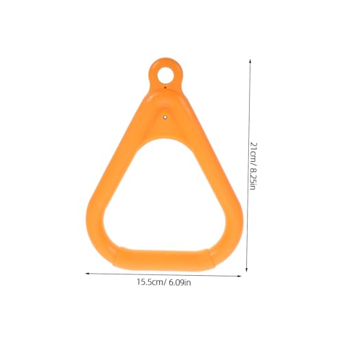 Anillas triangulares para gimnasia y ejercicio, 2 piezas miniatura 2