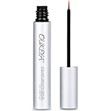 OUKEYA Eyelash Growth Serum, Effective Eyelash Serum for Longer, Thicker Eyelashes and Brows with a