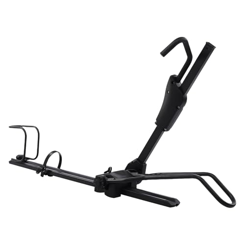 Portabicicletas de altura ajustable, aleación de aluminio, montaje en techo de coche, soporte vertical para bicicleta, montaje en techo universal