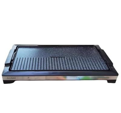 AILINKE 22-inch Electric Griddle With Removable Handles, Black, 22-inch